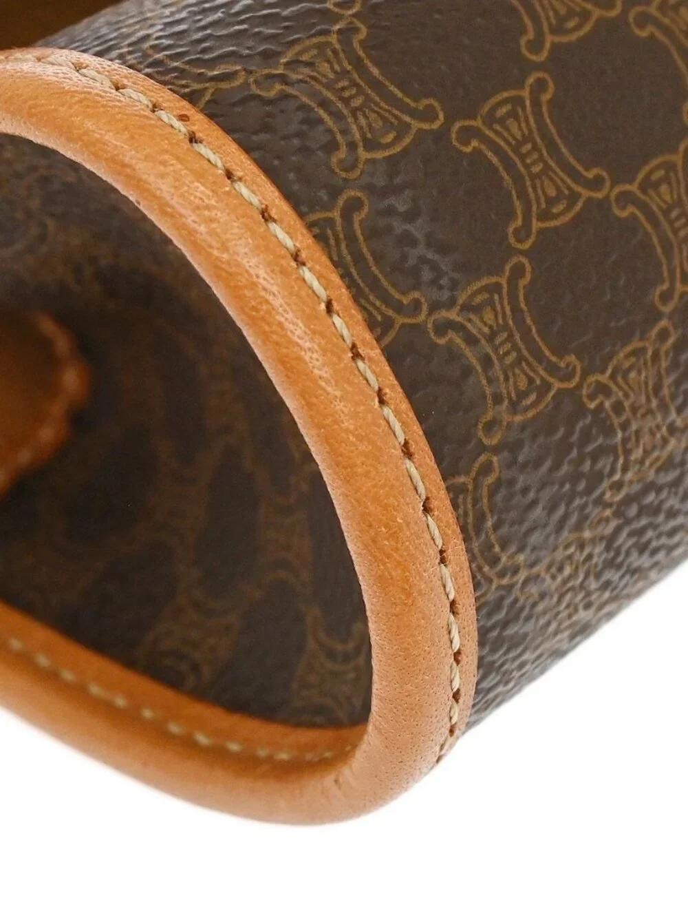 Celine Brown PVC Macadam Cosmetic Pouch MC99/2 179040